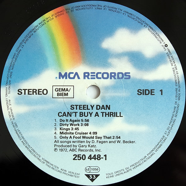 Steely Dan : Can't Buy A Thrill (LP, Album, RE)