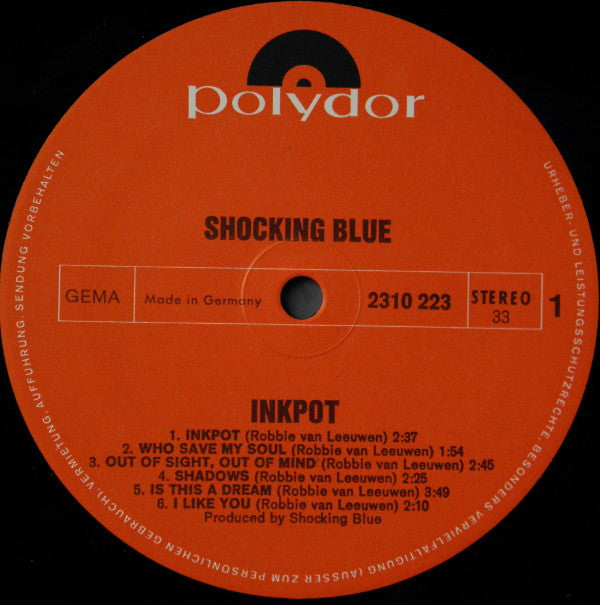 Shocking Blue : Inkpot (LP, Album)