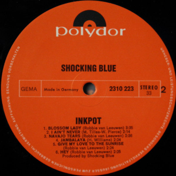 Shocking Blue : Inkpot (LP, Album)