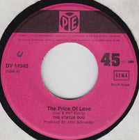 The Status Quo* : The Price Of Love (7", Single)