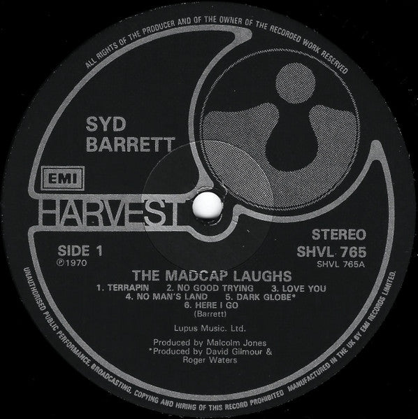Syd Barrett : The Madcap Laughs (LP, Album, RE, Bla)