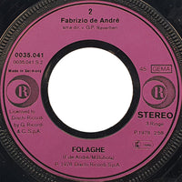 Fabrizio De André : Andrea (7", Single)
