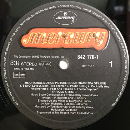 Various : Sea Of Love - Original Motion Picture Soundtrack (LP)