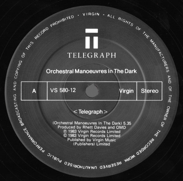 OMD* : Telegraph (Extended Version) (12", Single)