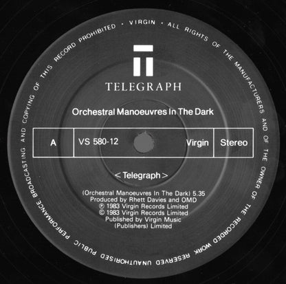 OMD* : Telegraph (Extended Version) (12", Single)