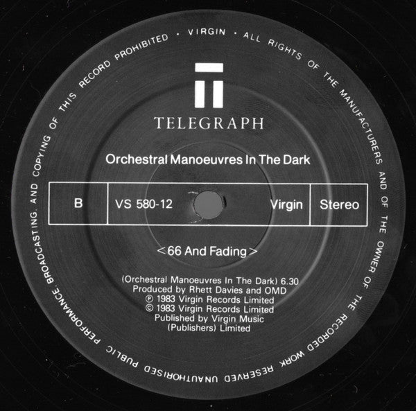 OMD* : Telegraph (Extended Version) (12", Single)