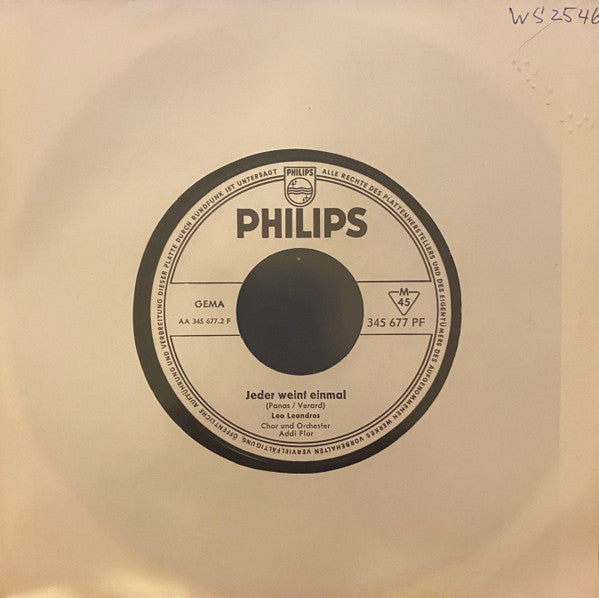 Leo Leandros : Kara Ben Jussuf / Jeder Weint Einmal (7", Single, Promo)