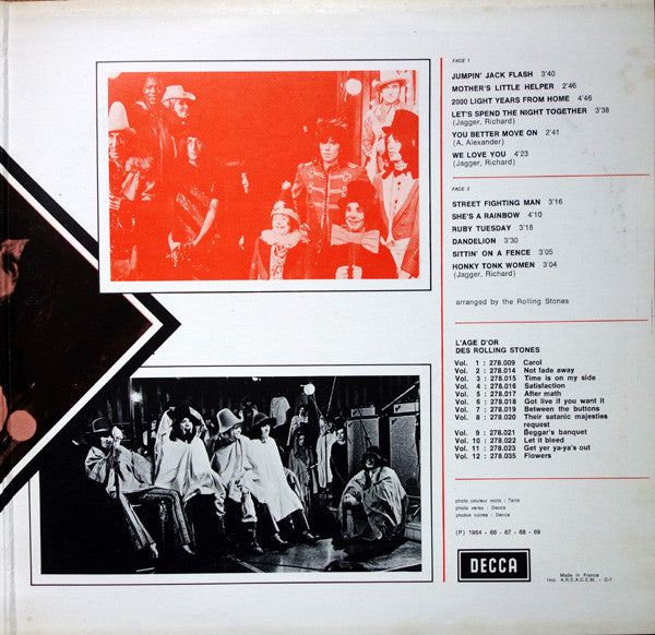 The Rolling Stones : «L'âge D'or» Des Rolling Stones - Vol 13 - Honky Tonk Women (LP, Comp, RE, Gat)