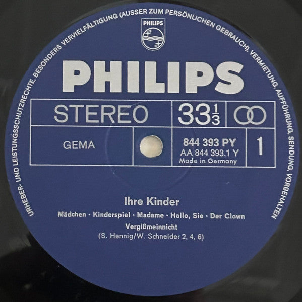 Ihre Kinder : ...Ihre Kinder (LP, Album)