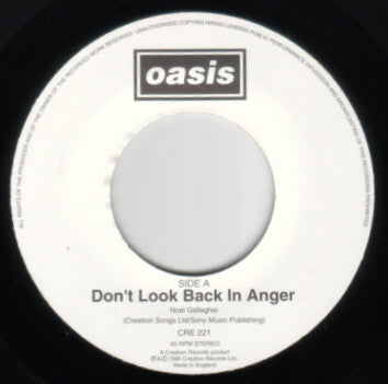 Oasis (2) : Don't Look Back In Anger (7", Single, Jukebox)