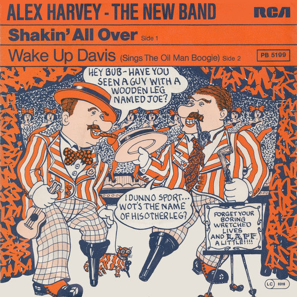 Alex Harvey - The New Band : Shakin All Over (7")