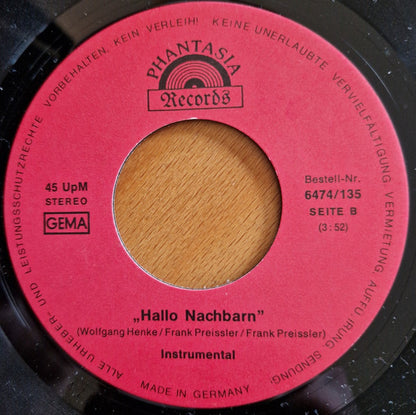 Ronny Hof : Hallo Nachbarn (7")