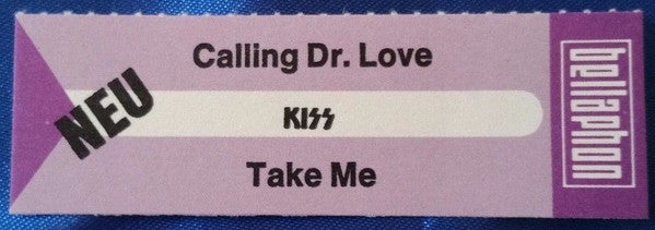 Kiss : Calling Dr. Love (7", Single)