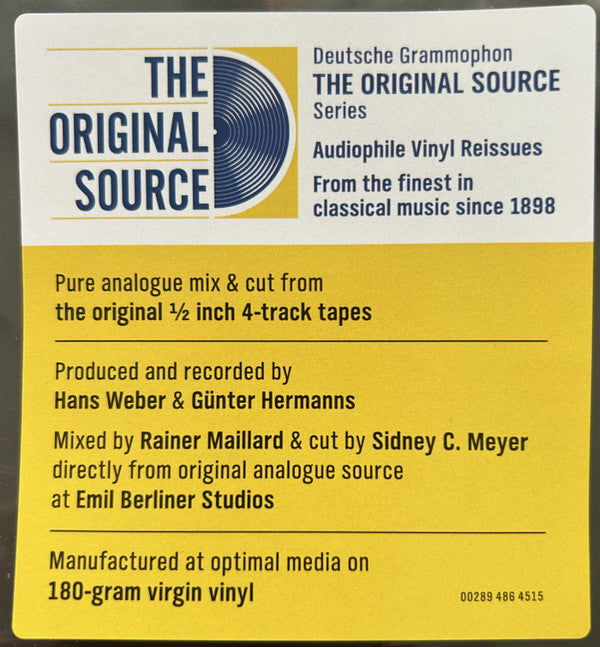 William Steinberg, Boston Symphony Orchestra : The Deutsche Grammophon Recordings (Box, Comp, Ltd, Num, Opt + LP, Album, RE, RM, 180 )