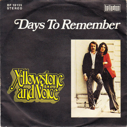 Yellowstone And Voice* : Days To Remember / Grandmother Says (7", Single)
