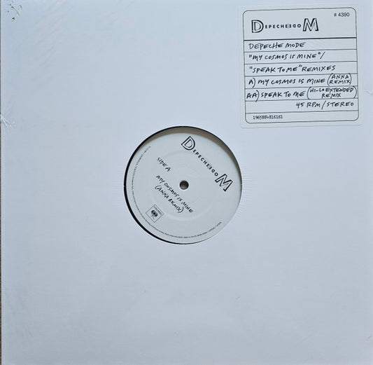 Depeche Mode : My Cosmos Is Mine / Speak To Me Remixes (12", Ltd, Num)