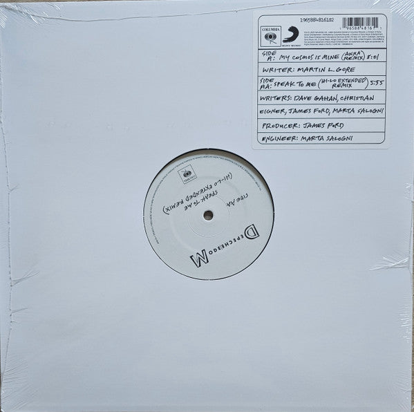 Depeche Mode : My Cosmos Is Mine / Speak To Me Remixes (12", Ltd, Num)