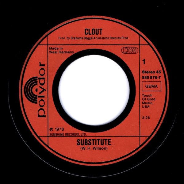 Clout : Substitute (7", Single, RE)