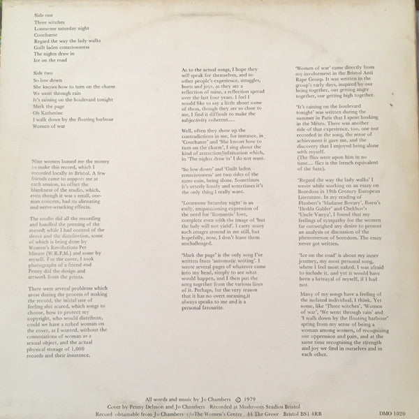 Jo Chambers : Every Woman Will Be Free (LP)