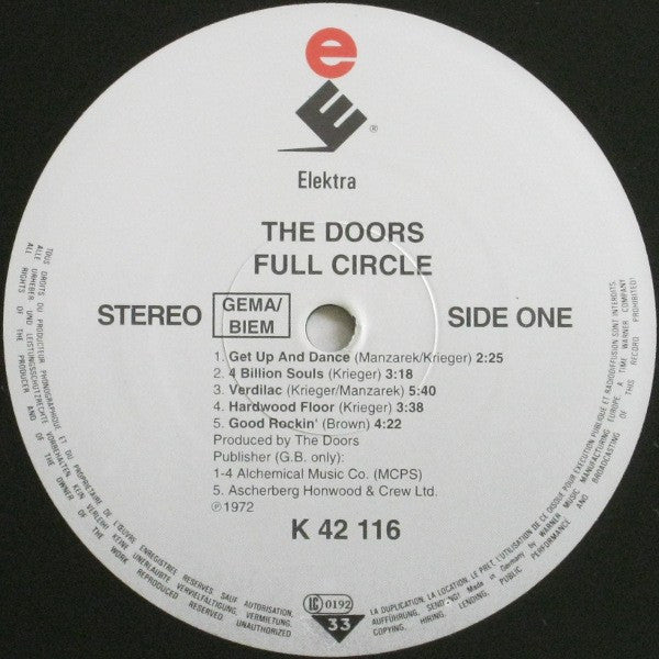 The Doors : Full Circle (LP, Album, RE)