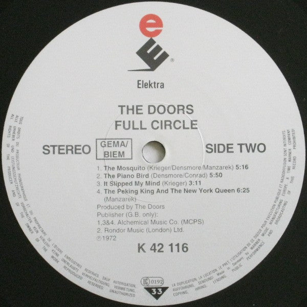 The Doors : Full Circle (LP, Album, RE)