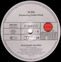 16 Bit Featuring Eddie Hind* : (Ina) Gadda-Da-Vida (12", Maxi)