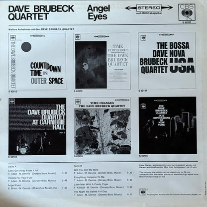 Dave Brubeck Quartet* : Angel Eyes (LP, Album)