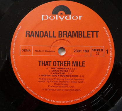 Randall Bramblett : That Other Mile (LP, Album)