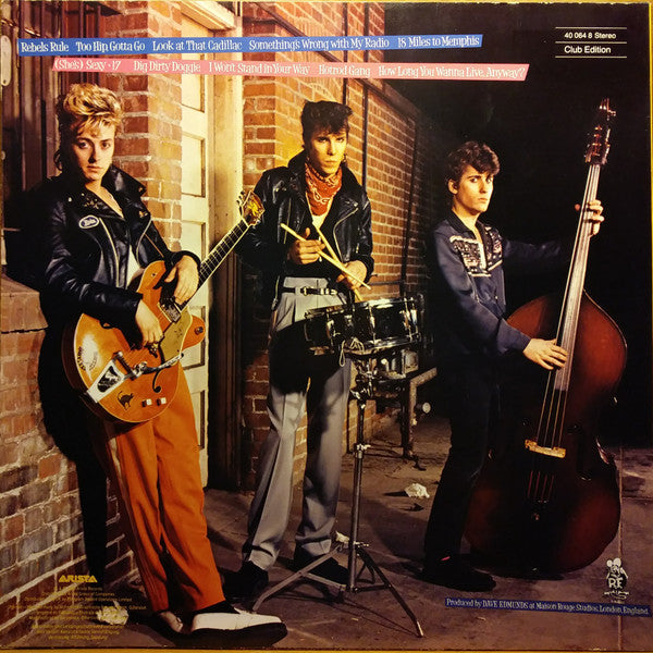 Stray Cats : Rant N' Rave With The Stray Cats (LP, Album, Club)