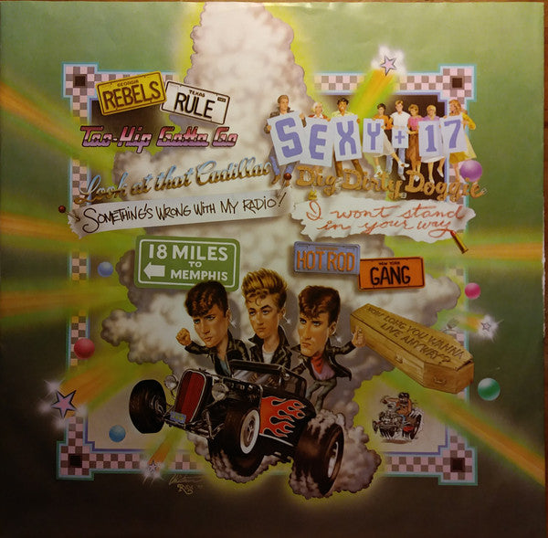 Stray Cats : Rant N' Rave With The Stray Cats (LP, Album, Club)