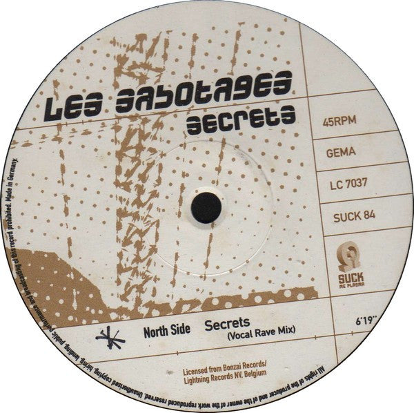 Les Sabotages : Secrets (12")