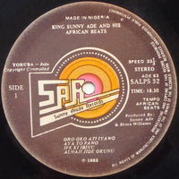 King Sunny Ade & His African Beats : Ijinle Odu (LP, Album)