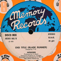 Hipnosis : Pulstar / End Title (Blade Runner) (12", Whi)
