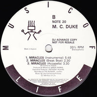 M. C. Duke* : Miracles (12", Promo)