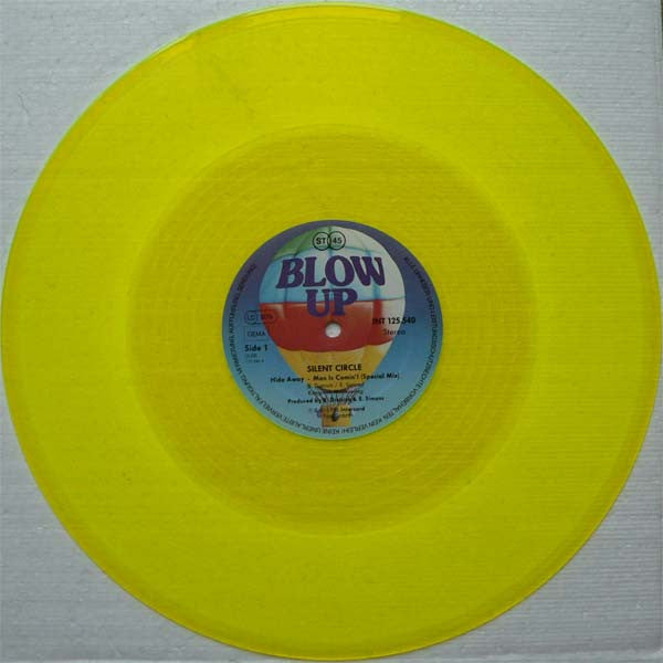 Silent Circle : Hide Away - Man Is Comin'! (Special Mix) (12", Single, Yel)