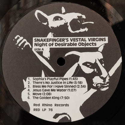 Snakefinger's Vestal Virgins : Night Of Desirable Objects (LP, Album)