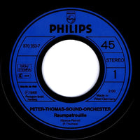 Peter Thomas Sound Orchestra : Raumpatrouille (7", Single, RE, Blu)