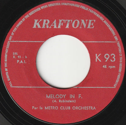 Bob Robertson (2) Et Le Metro Club Orchestra* : House Of Bamboo (7", Single)