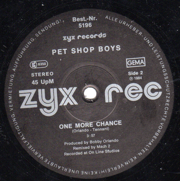 Pet Shop Boys : West End - Sunglasses (12", Single, Com)