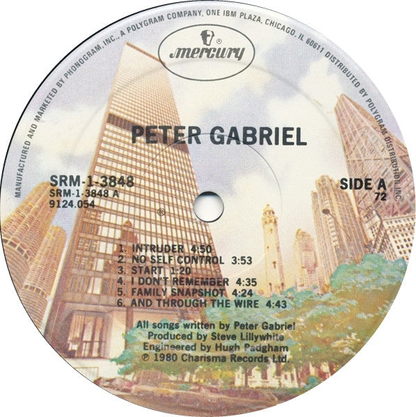 Peter Gabriel : Peter Gabriel (LP, Album, 72 )
