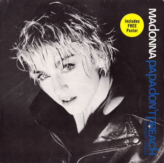 Madonna : Papa Don't Preach (Extended Version) (12", Maxi, Pos)