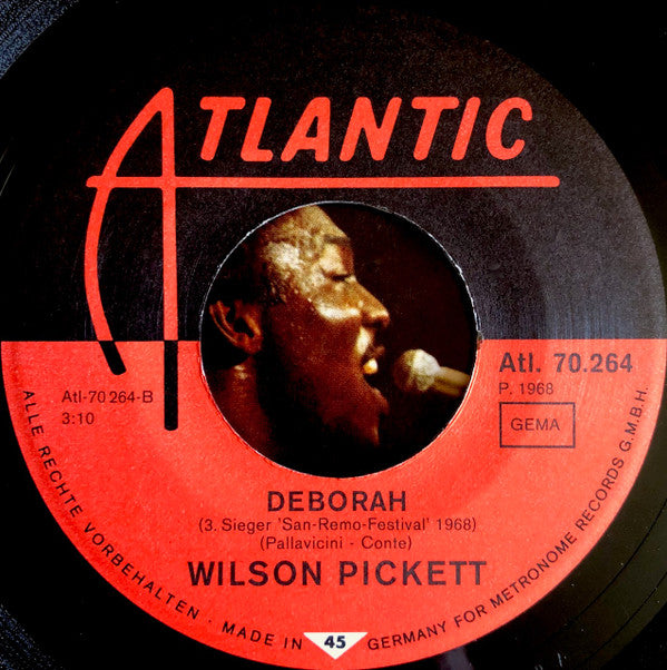 Wilson Pickett : Deborah / Jealous Love (7", Single)