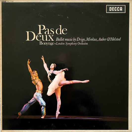 Riccardo Drigo, Ludwig Minkus, Daniel-Francois-Esprit Auber & Edvard Helsted, Richard Bonynge, London Symphony Orchestra : Pas De Deux (Ballet Music) (LP, RE)