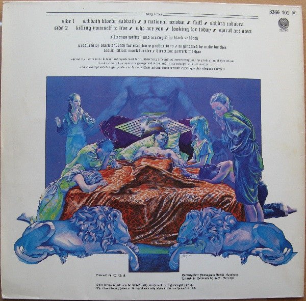 Black Sabbath : Sabbath Bloody Sabbath (LP, Album, Gat)