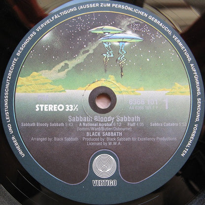 Black Sabbath : Sabbath Bloody Sabbath (LP, Album, Gat)