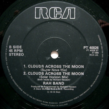 RAH Band : Clouds Across The Moon (12", Single)