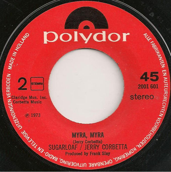 Sugarloaf / Jerry Corbetta : Stars In My Eyes (7", Single)