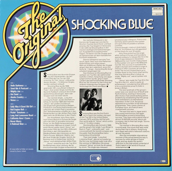 Shocking Blue : The Original Shocking Blue (LP, Comp, RE, RP)