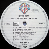 Little Feat : Feats Don't Fail Me Now (LP, Album, RE)