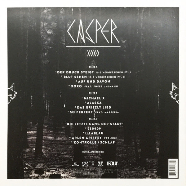 Casper (9) : XOXO (LP + LP, S/Sided, Etch + Album + CD, Album)